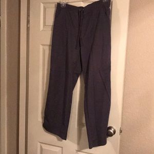 Purple label healing hands grey scrub pants